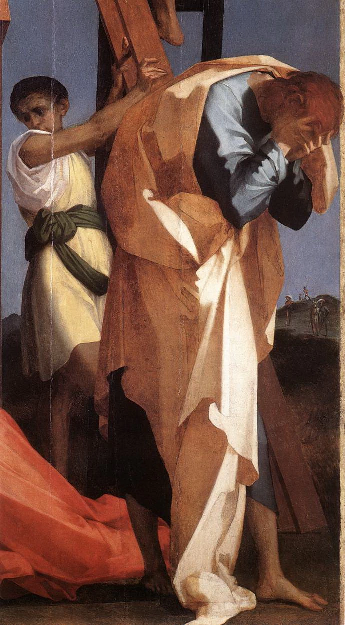 Discesa dalla croce - Pinacoteca Comunale, Volterra, dettaglio